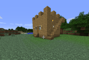 Mini forts/Wilderness safe houses.  Several exist dotted throughout the continent that we spawned on.