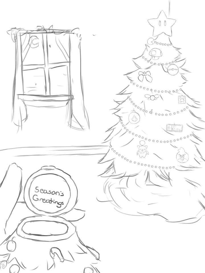 This title is left uncolored to be printed out and colored at home :O