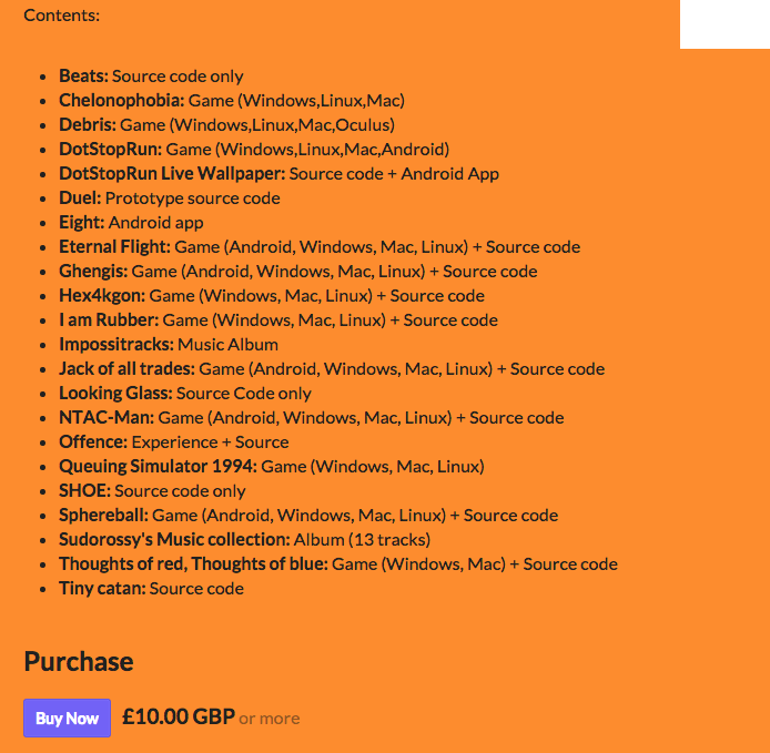 Currently on sale for 7GBP (or $10.16 USD) the good bye sale!